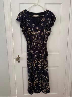 LOFT | Dresses | Loft Brown Faux Leather Dress | Poshmark